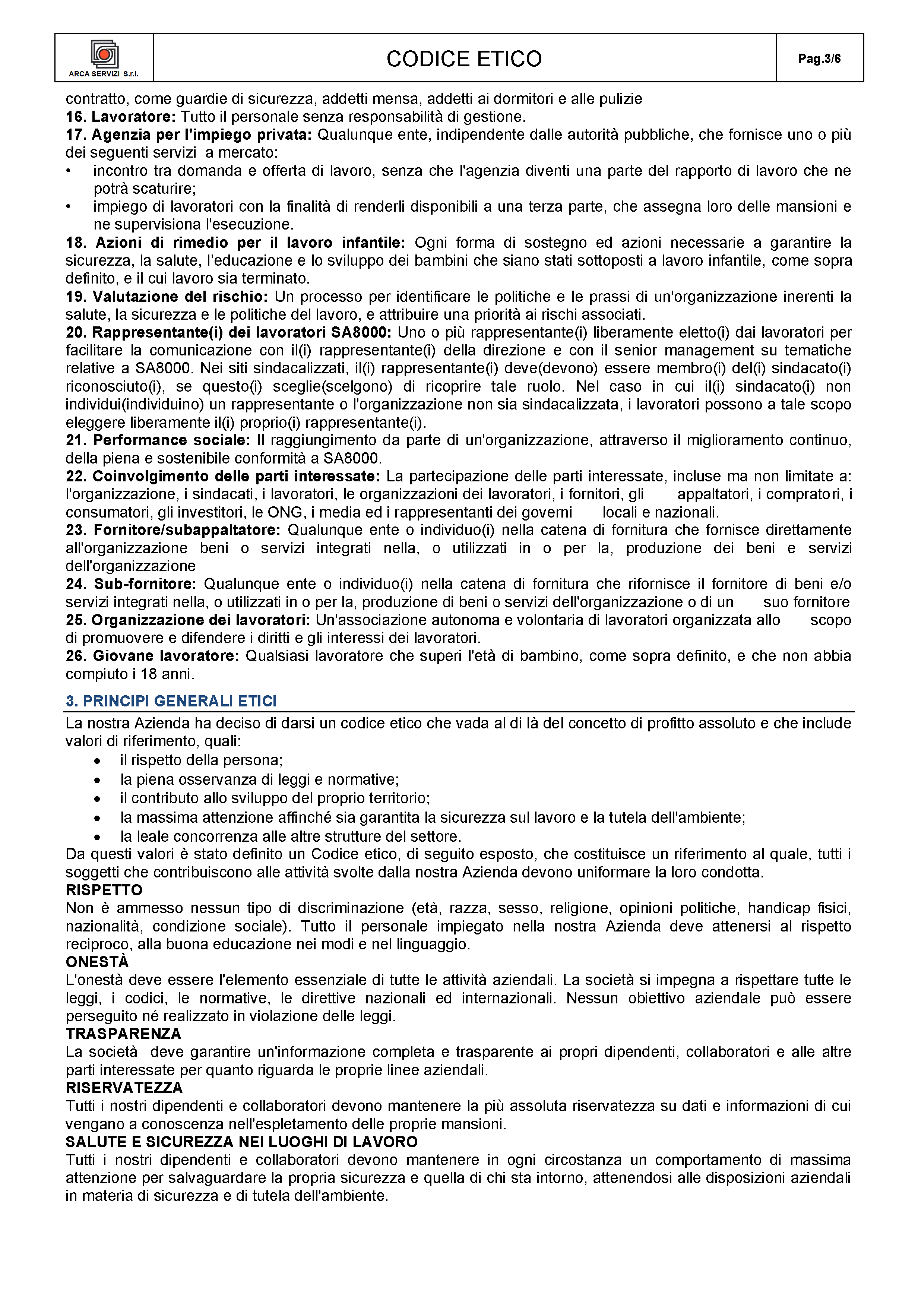 Codice Etico - Pagina 3