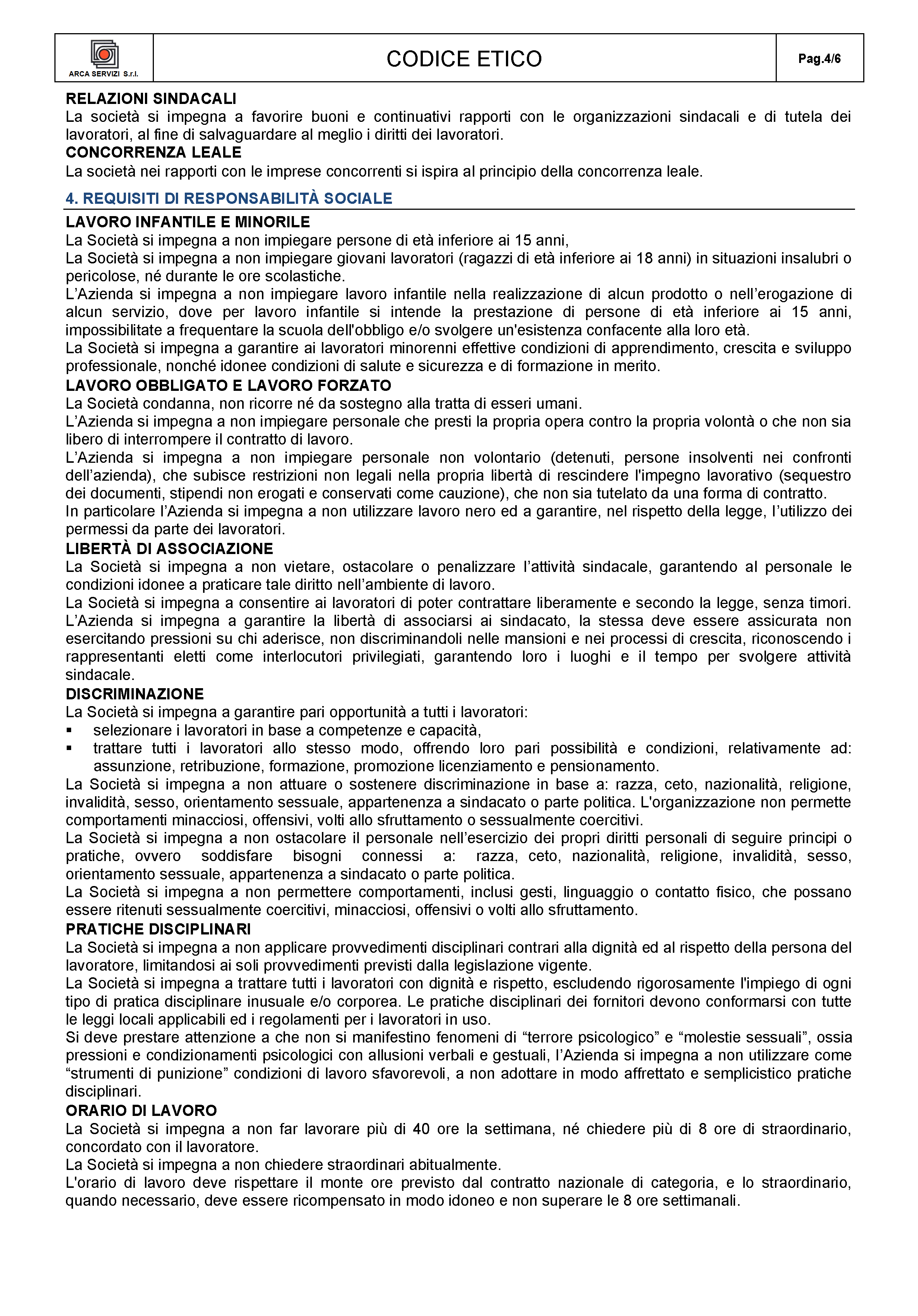 Codice Etico - Pagina 4
